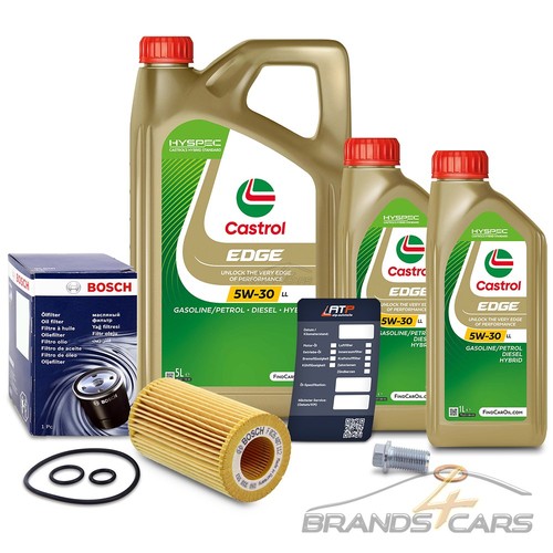 Bosch ölfilter castrol - bosch, Ölfilter+7l